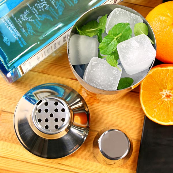 Edelstahl Cocktail Set Porzellan, Edelstahl Boston Cocktail Shaker Set