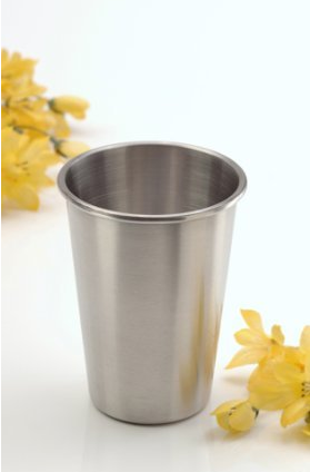 Acero inoxidable Copas de vino tazas de cerveza 4 Paquete de 8 oz