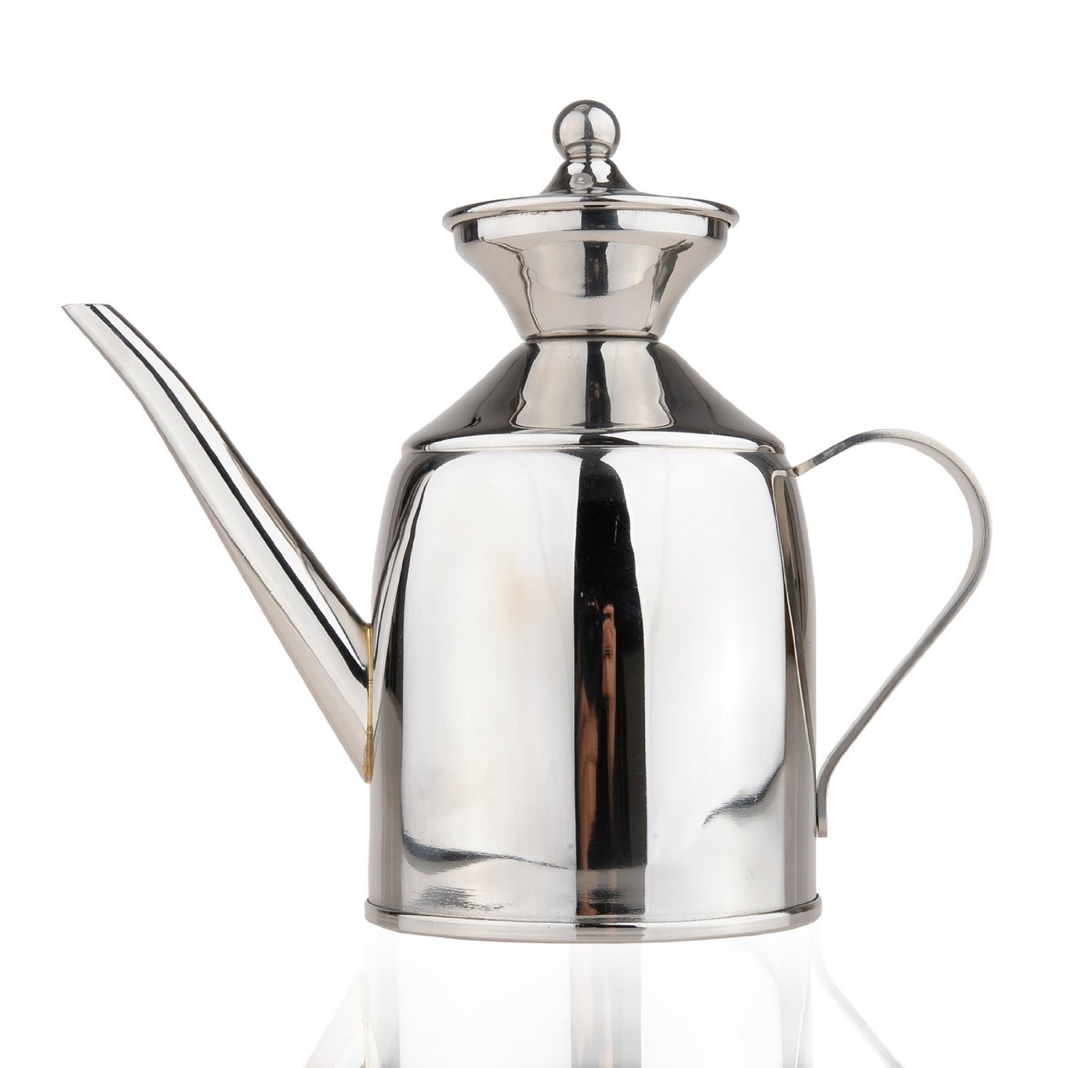 Stainless Steel Oil Can Vinegar Pot Bottle Container Storage Leak-proof