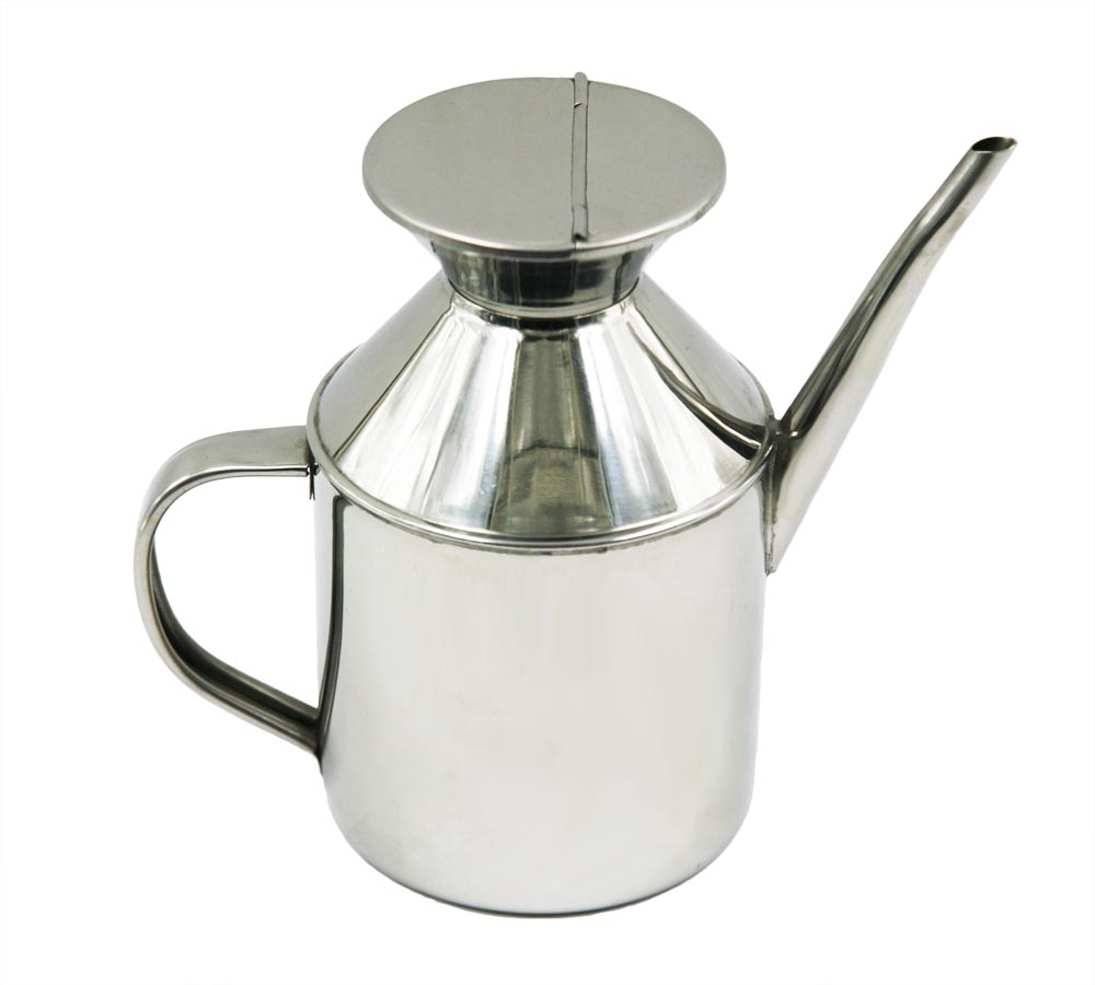 Stainless Steel Oil Pot with lid Oil Can Vinegar Bottle  EB-OB04