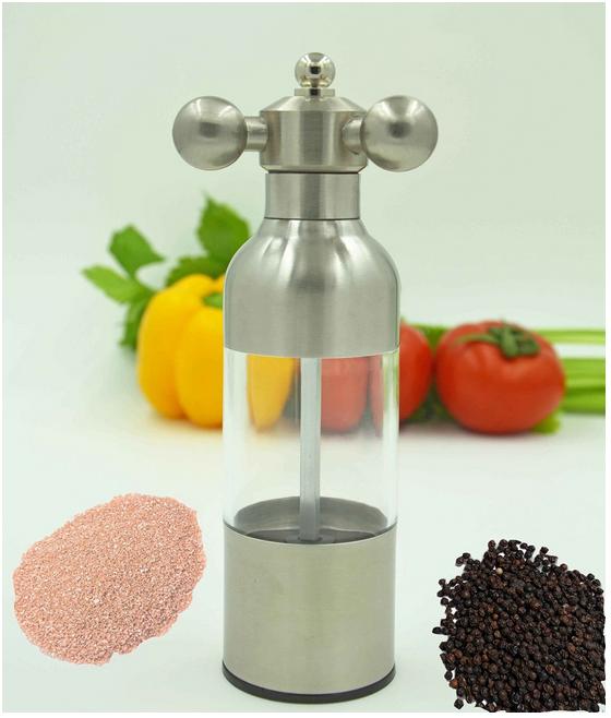 不锈钢胡椒磨盐磨，颗粒大小可调胡椒研磨机盐磨床
