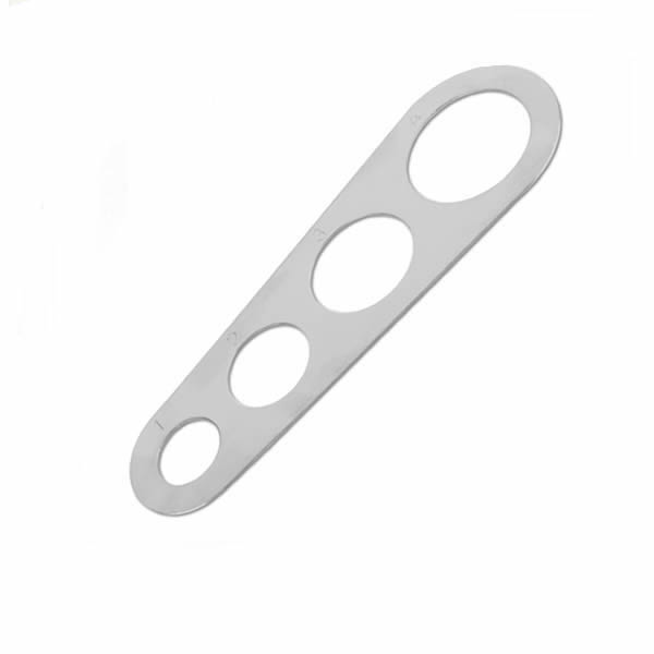 4なる部分コントロールパスタ定規EB-KA66ステンレス鋼スパゲッティ計測員 EB-KA66