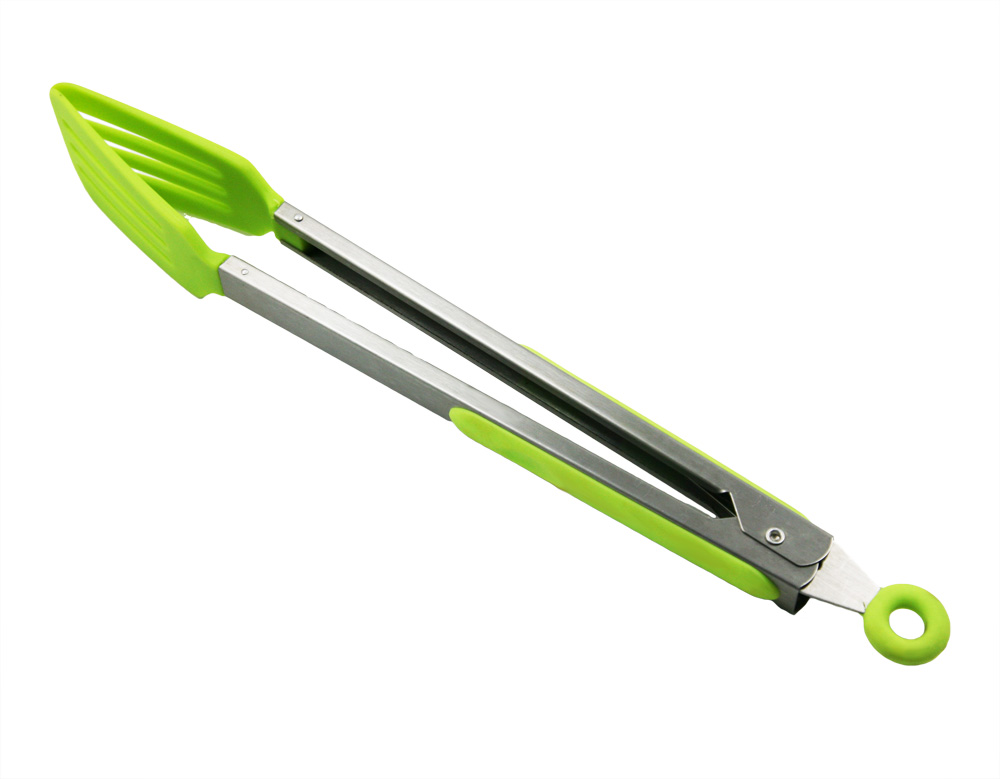 Edelstahl-Silikon-Kuchen Sandwich Tongs EB-KA67