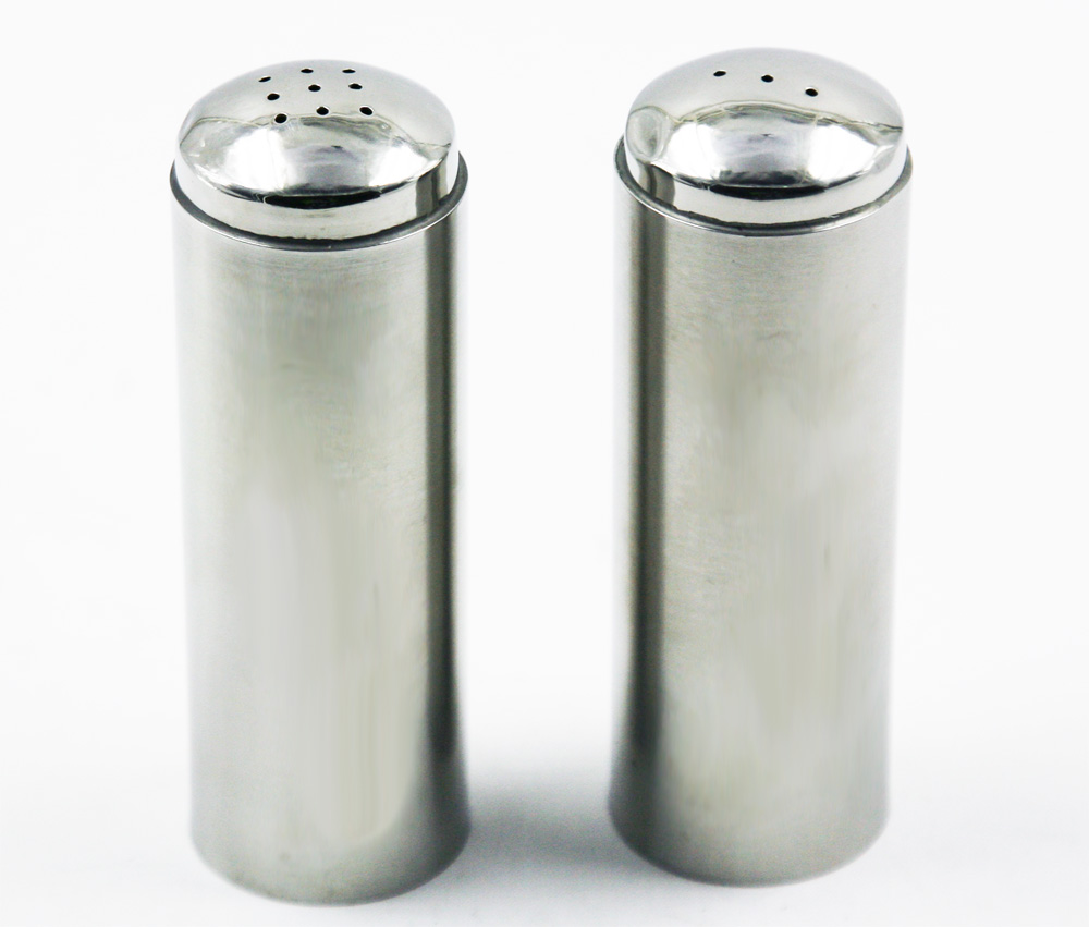 Stainless steel 2pcs salt and pepper shakers EB-SP95