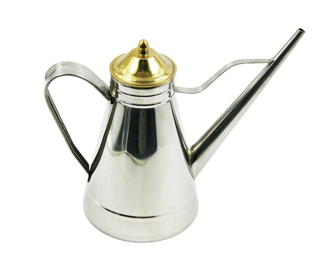 Stainless steel  Oil pot  with gold plating cover EB-OB09