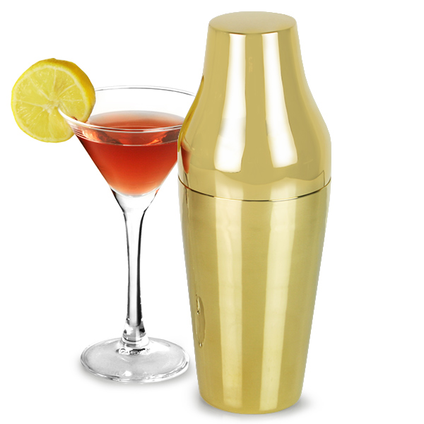 Two Piece Cocktail Shaker Polished Brass 14oz EB-B24-02