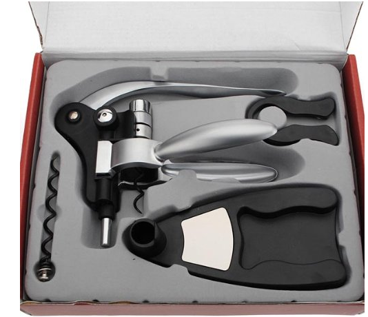 high quality Wine Stopper Bottle opener Corkscrew and Foil Cutter