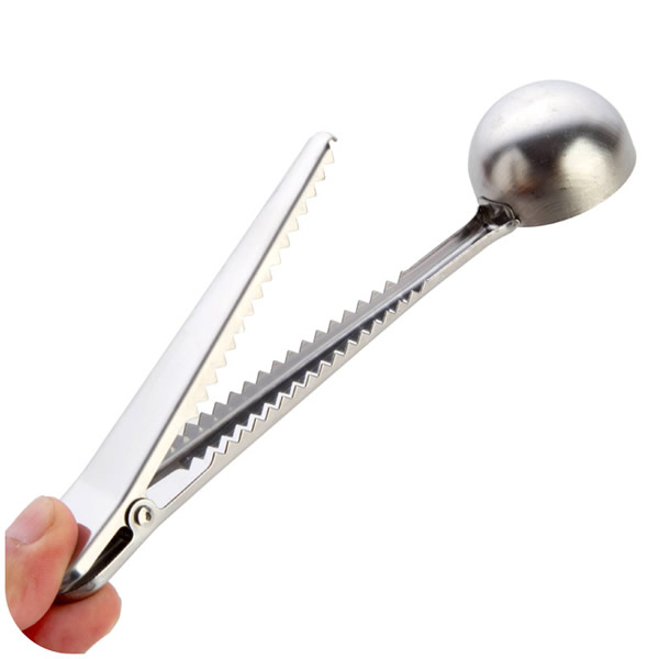 stainless steel ice cream spoon