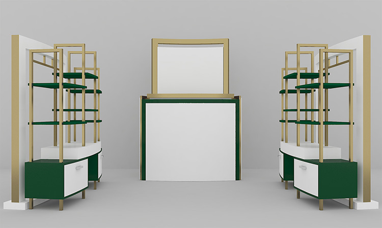 OEM cosmetic display counter supplier