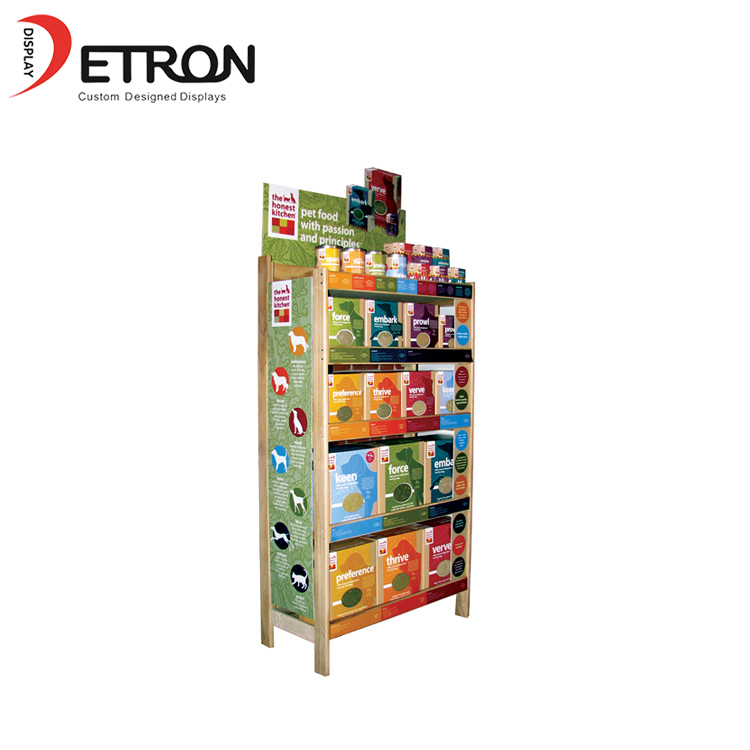 wooden pet food display shevles wooden pet food display shevles