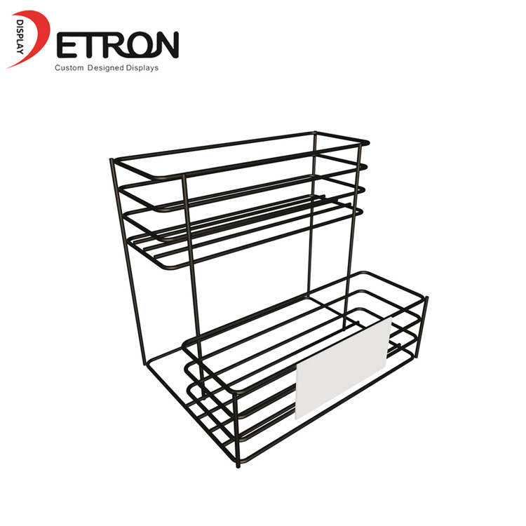 wine wire counter display stand