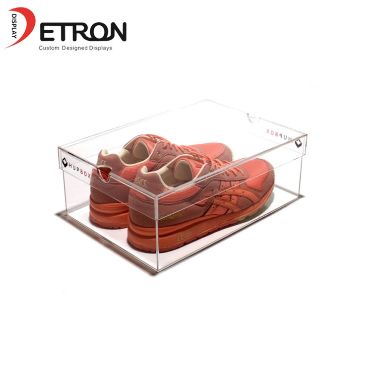 2018 Acrylic Display Box Countertop Shoes Acrylic Display Stand China Made