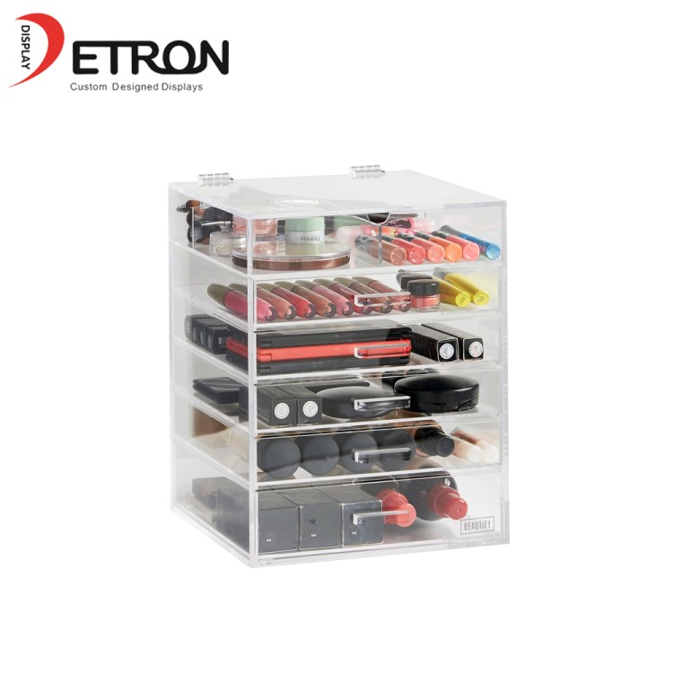2018 Custom cosmetic display stand countertop cosmetic display organizer china made