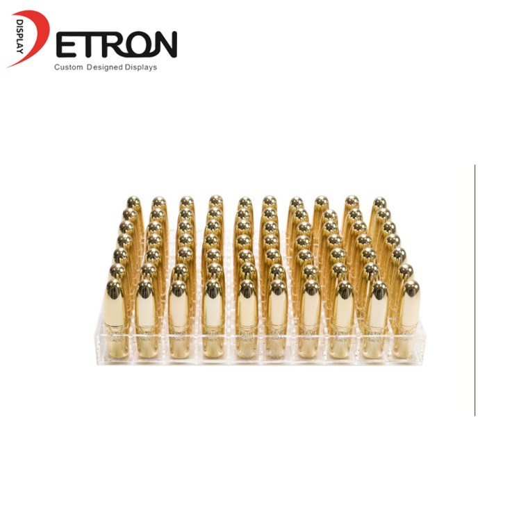 2019 china made lippenstift diplay stehen klar acryl lippenstift fall kosmetische aufbewahrungsbox