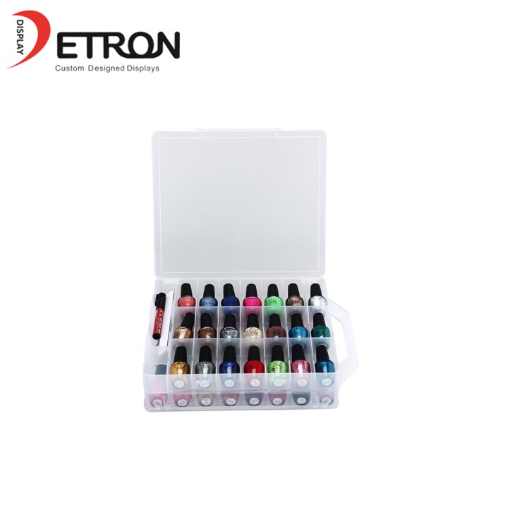 2019 china made nail polish diplay stand acrylic nail polish display case cosmetic case