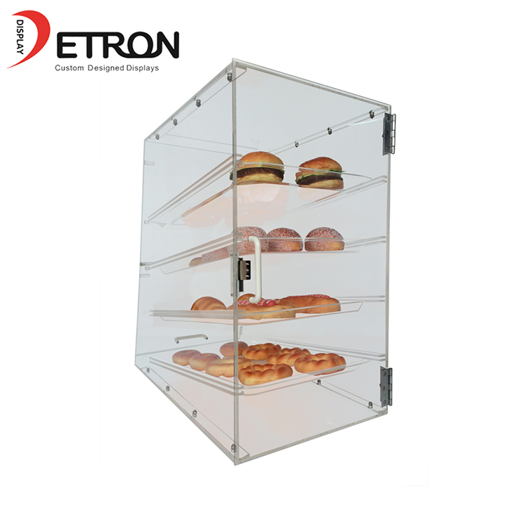 4 Tiers OEM/ODM countertop clear acrylic bakery pastry display stand