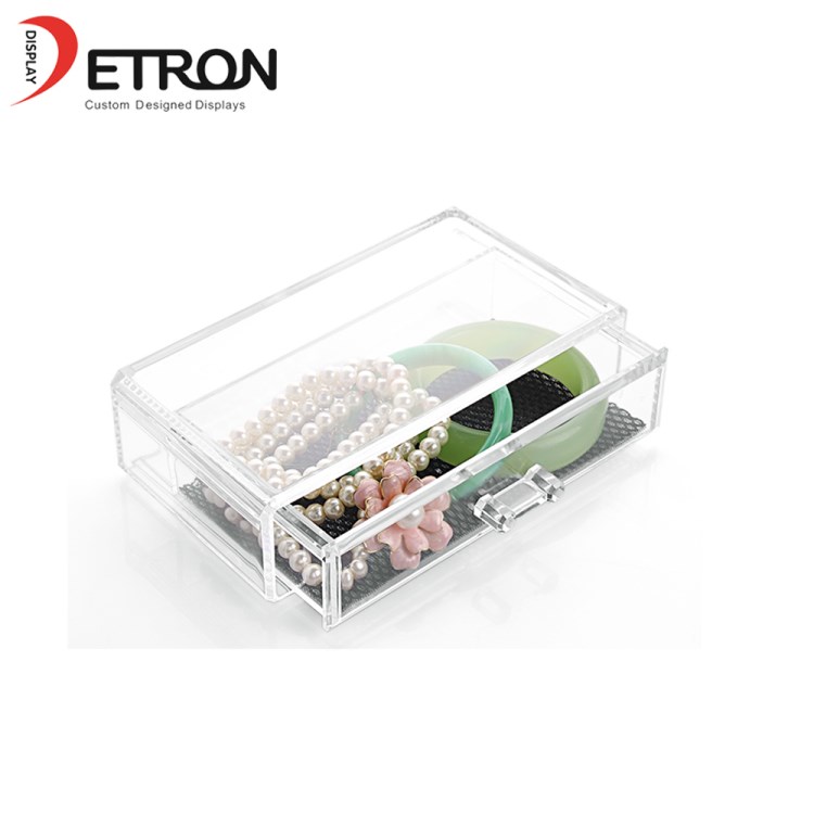China machte Acryl Countertop-Ausstellungsstandverfassungs-Schaukarton Acryllagerkasten