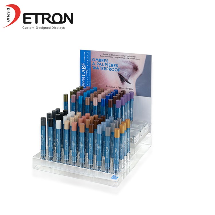 China fez acrílico batom display rack unha polonês vitrine