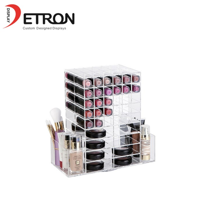 中国制造唇膏台面展示柜亚克力指甲油支架亚克力展示组织者