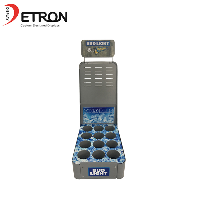中国メーカーOEM / ODM countertop metal canned beer display stand