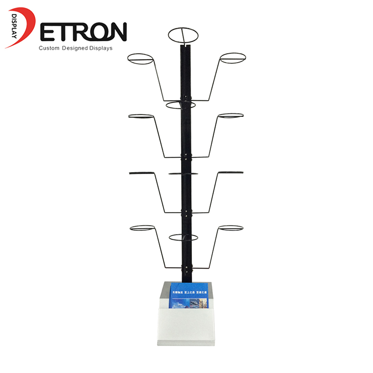 中国制造商耐用金属地板摩托车头盔展示架