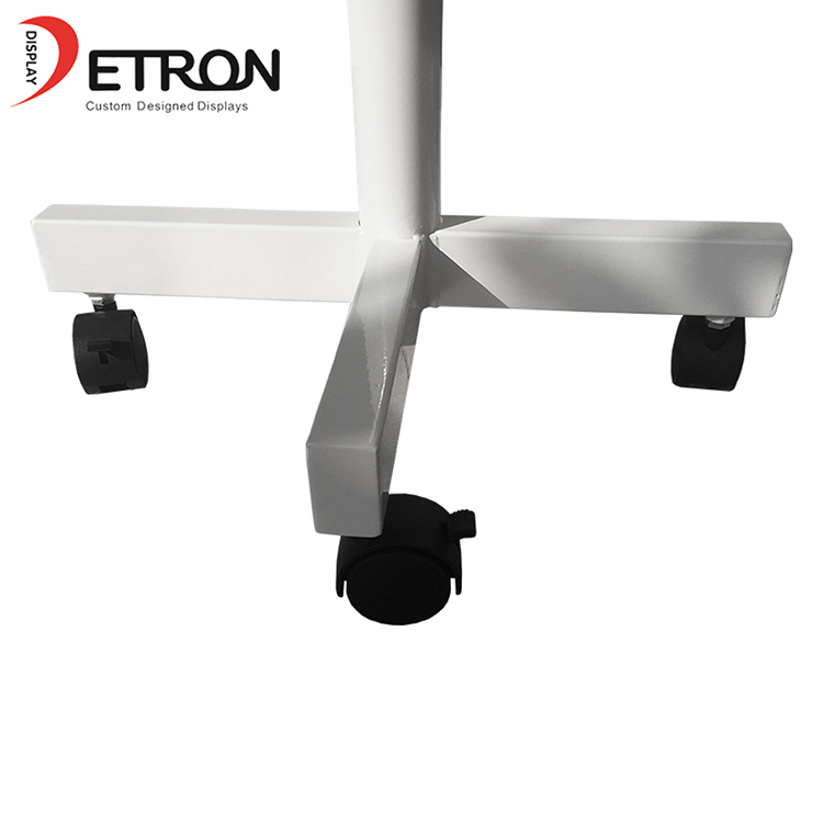 China supplier customized metal flooring rotating postcard display stand