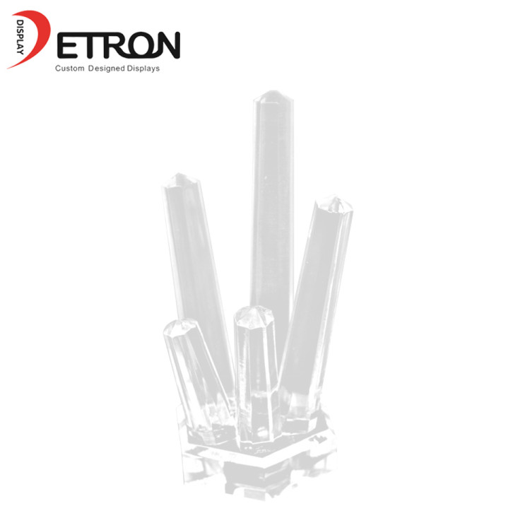 명확한 팝 보석 디스플레이 케이스 반지 카운터 탑 디스플레이 스탠드 도자기