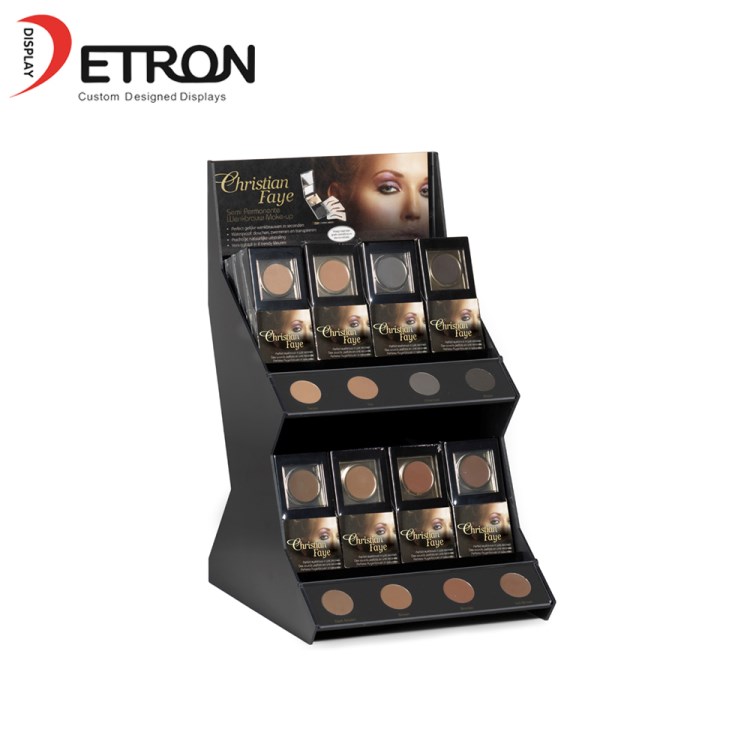 台面黑色亚克力睫毛膏睫毛膏盒亚克力口红展示架中国制造