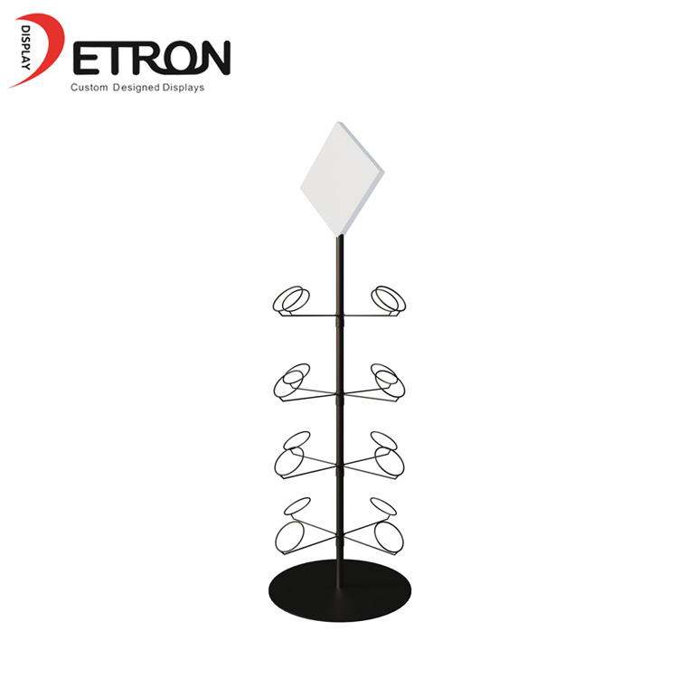Creative Design metal floor hat display fixture for store