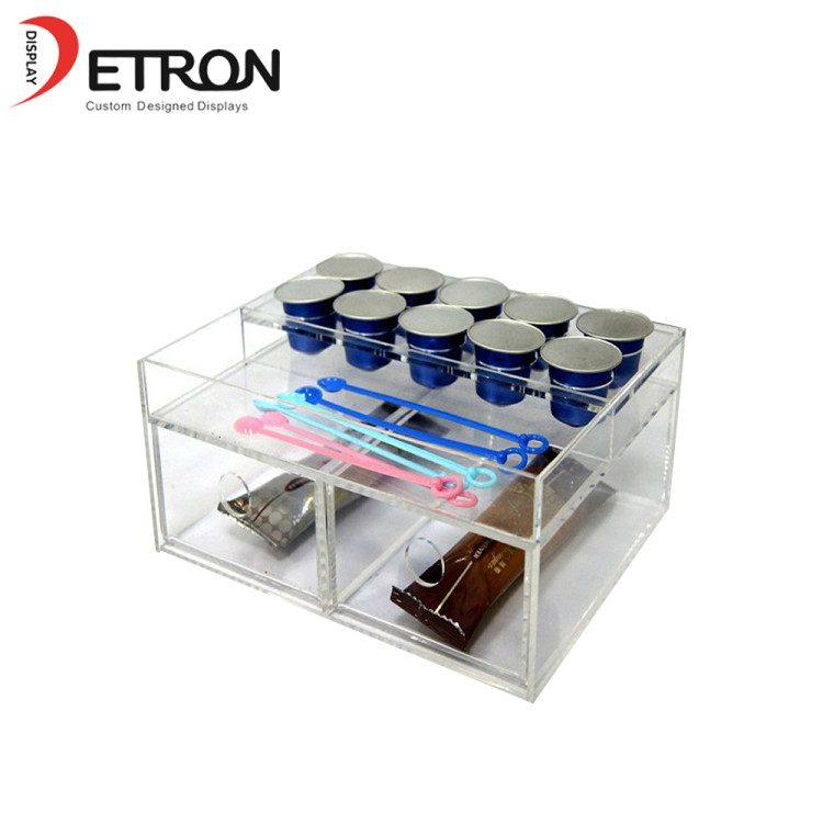 カスタム工場アクリル化粧品ディスプレイケース化粧品Macディスプレイケース