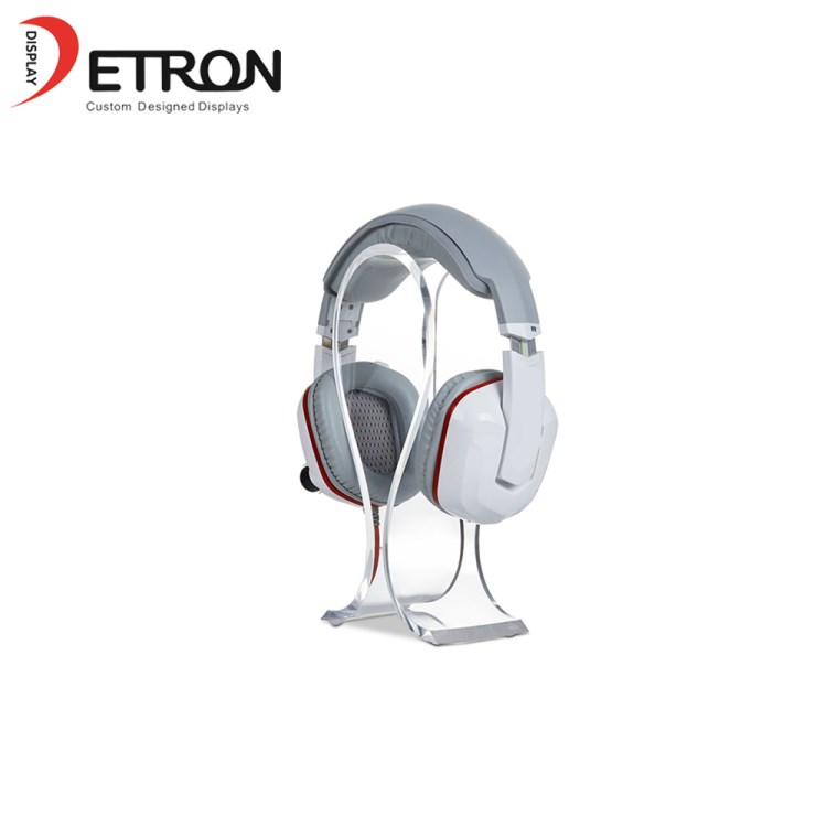 定制中国供应商亚克力展示柜台面耳机展示架