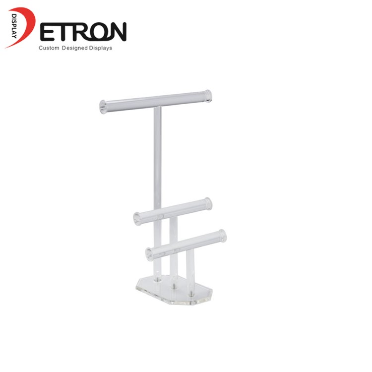 China leverancier op maat acryl sieraden display stand armband ringen acryl display geval aanrecht staan