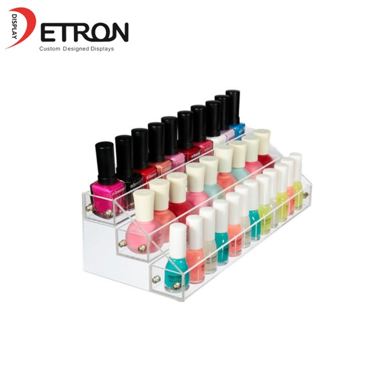 定制亚克力口红显示组织者指甲油压克力展示架