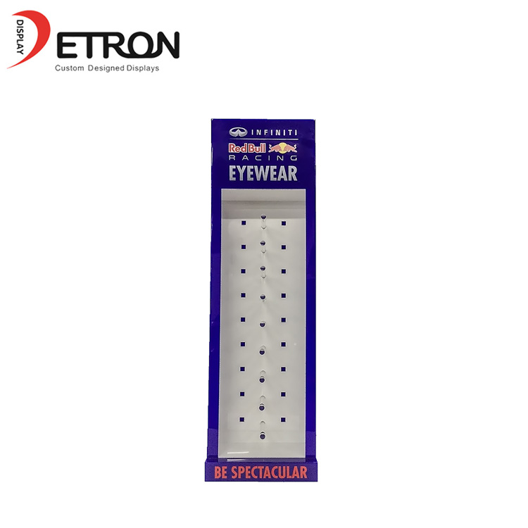 Προσαρμοσμένο λογότυπο εκτύπωσης γυαλιών ακρυλικό πάγκο οθόνης για κατάστημα