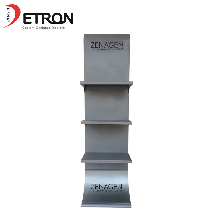 Kundenspezifisches Logo einseitig Metall Shampoo Shop Display Befestigung