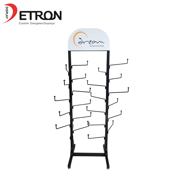 耐用的中国供应商OEM金属地板钹展示架为24钹
