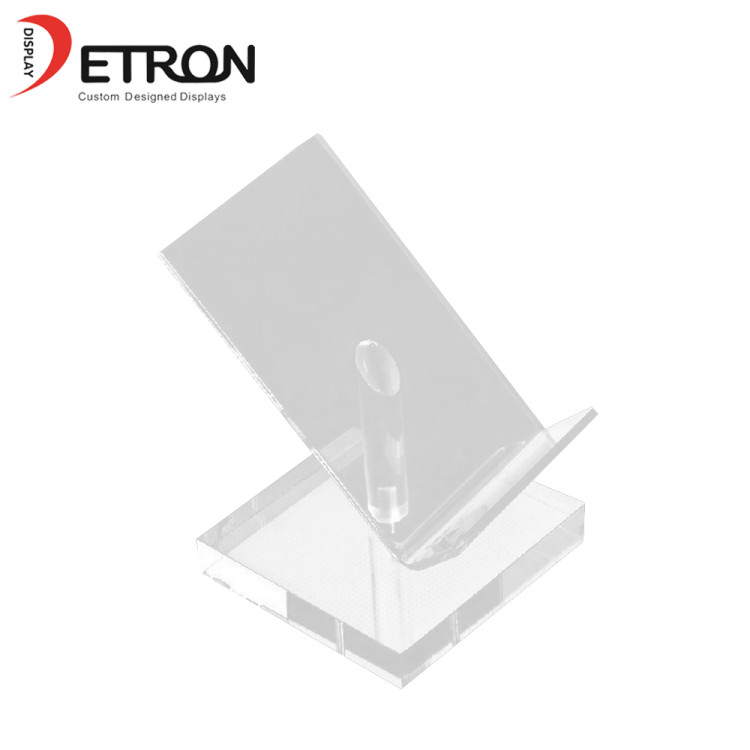 High quality acrylic cell phone display case acrylic countertop display stand china made