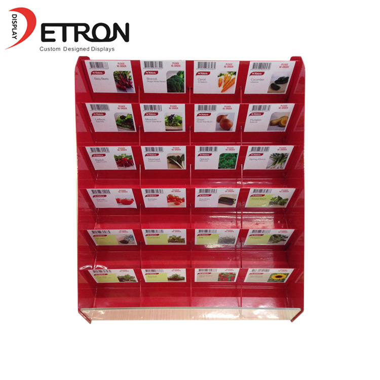 Multilayer metal countertop small display rack for seed