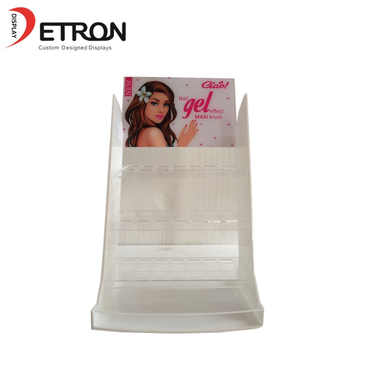 新设计亚克力化妆品支架亚克力指甲油展示架中国制造