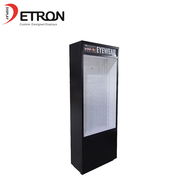 零售商店的OEM定制地板亚克力眼镜展示柜