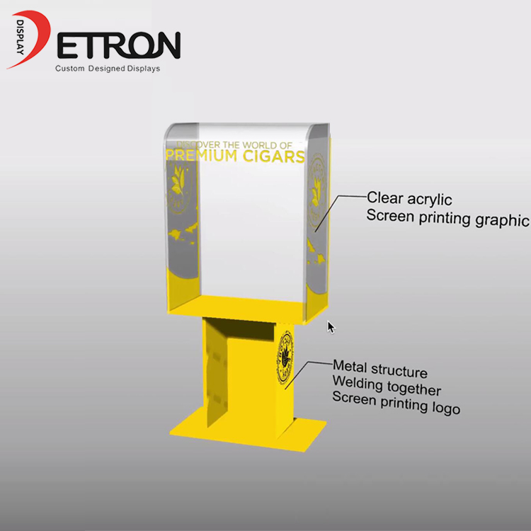 OEM Design οθόνη εκτύπωσης λογότυπο μεταλλικό βάθρο οθόνη γραφείο για το εμπορικό κέντρο