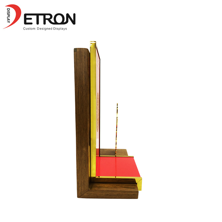 OEM wooden monkey shaped retail counter display stand for wine