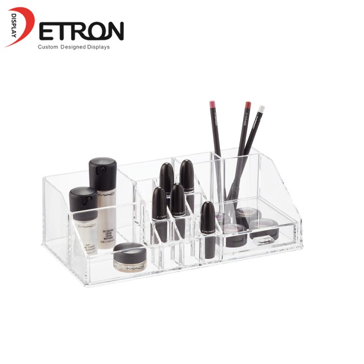 ポップカウンター化粧ディスプレイオーガナイザーアクリル化粧ディスプレイスタンド中国製