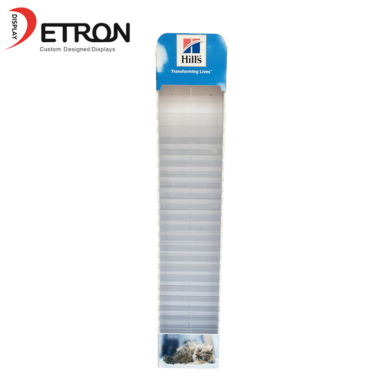 商场定制地板pvc纸板宠物用品展示架