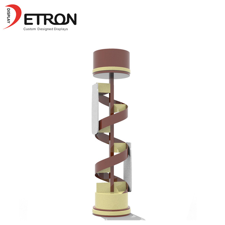 Special Design metal flooring round milk display fixture for retail store