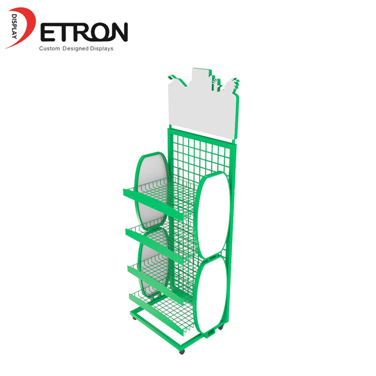 Ειδικό σχήμα σούπερ μάρκετ μεταλλικό δάπεδο φωτιστικό με τροχό