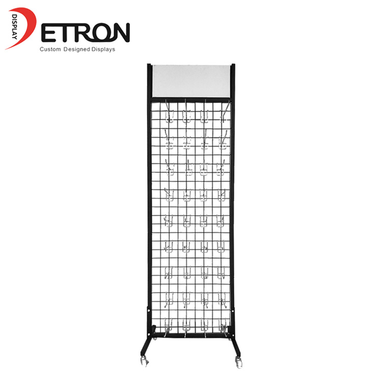 Supermarket 7 tiers metal wire flooring display fixture for potato chip