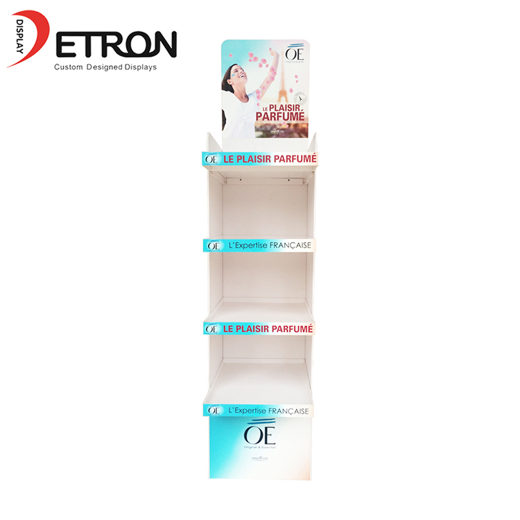 超市定制地板沐浴纸板零售展示架