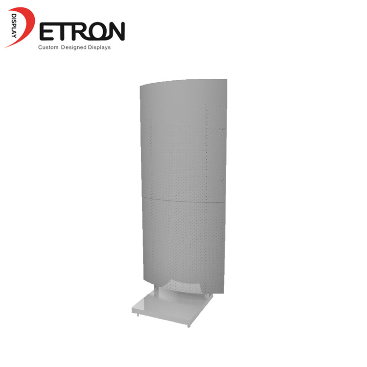 Supermarkt Boden stehen Metall Slatwall Display Leuchte für Produkt