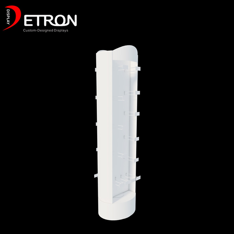 Drehbarer Ausstellungsstand des Supermarktmetall-PVC-Preishakens für Waren